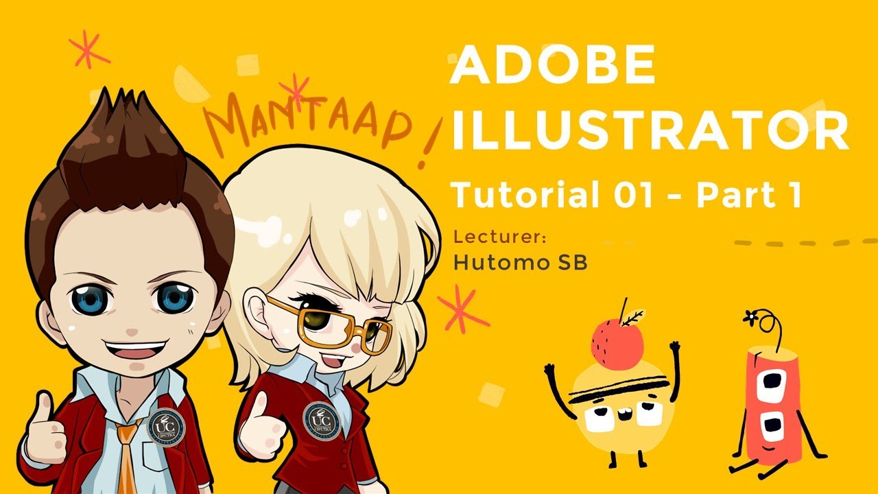 01 Adobe Illustrator Tutorial 1 Part 1 - YouTube