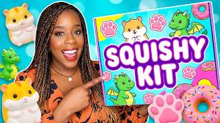 DIY Squishy Kit Unboxing: Hamster and Dragon Edition
