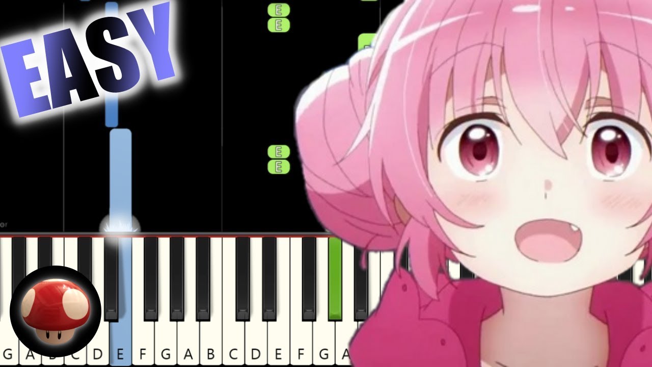 Comic Girls Op Memories Slow Easy Piano Tutorial Memories ピアノゆっくり 簡単楽譜 こみっくがーるずオープニング曲 Youtube