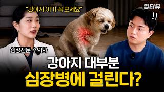 한국 강아지 대부분 심장병에 걸려요 (집에서 이 신호를 절대 놓치지 마세요) | 멍터뷰 ep.97