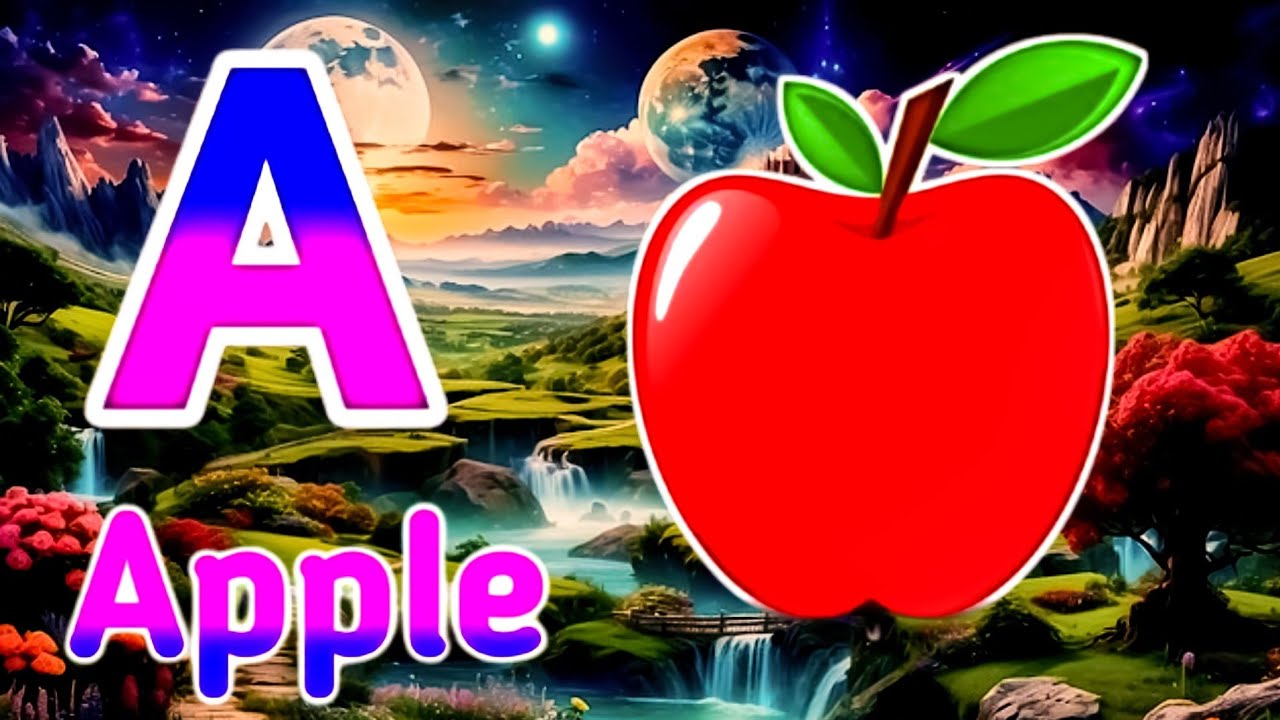 Phonics Song 2 with TWO Words in 3D - A For Airplane - ABC Alphabet Songs & Sounds  016