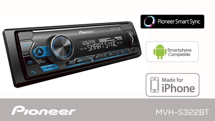 Radio Carro Pioneer Mvh-s325 Bluetooth Usb Smart Sync