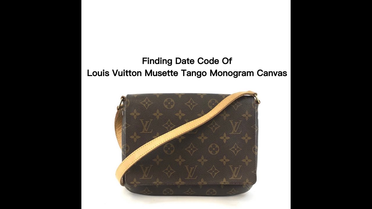 Sold at Auction: Louis Vuitton Damier Ebene Canvas Musette Tango Shoulder  Bag Date Code: LM0064