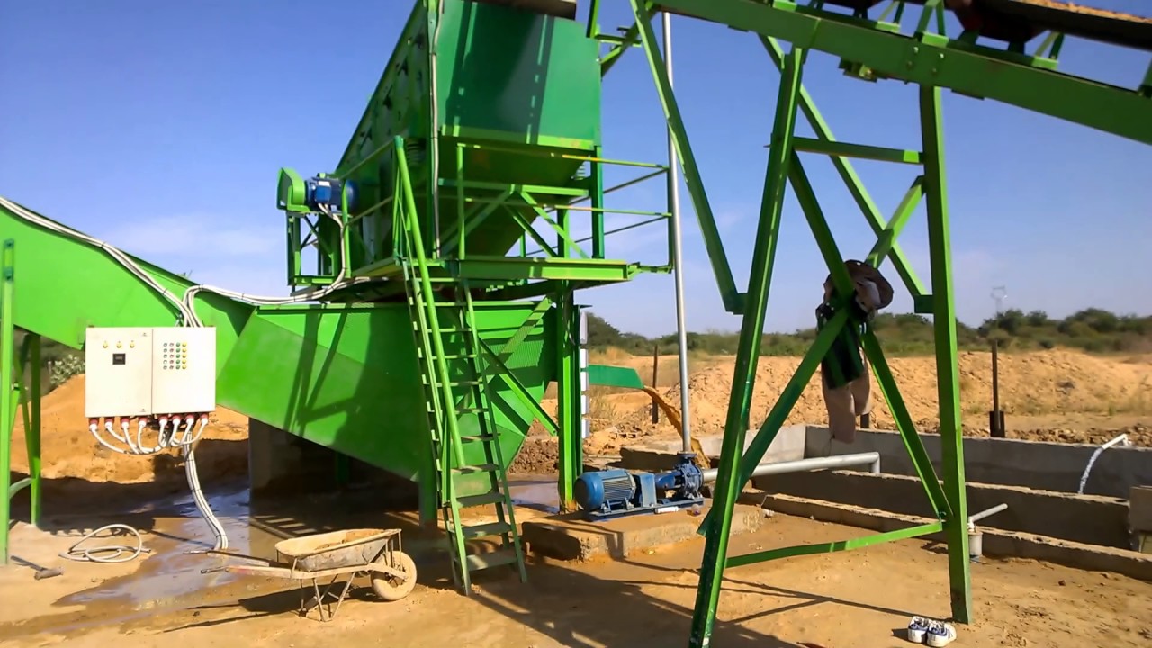 Machine laveuse de sable
