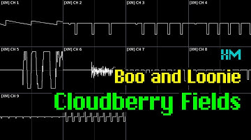 Boo and Loonie - "Cloudberry Fields" (XM, 1999) [Oscilloscope Visualization]
