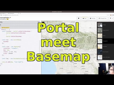 Basemaps meets Portal in the ArcGIS API for JavaScript