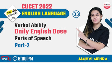 CUCET 2022 Preparation Free Batch | CUCET Verbal Ability | Pronouns | CUCET English  | Class 03