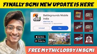 FREE😍MYTHIC LOBBY - BGMI 3.1 UPDATE IS HERE - HOW TO UPDATE BGMI 3.1 VERSION IN IOS & ANDROID