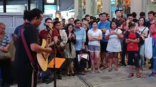 Video thumbnail of "Chinese songs... Sentuhan buskers"