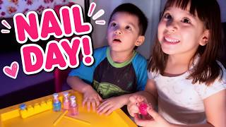 Nail Day at Mavis Beauty Salon 💅 | The Robles Family Vlog screenshot 1