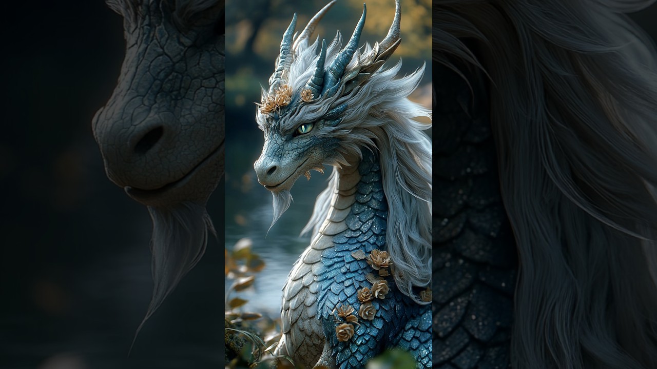 Цилинь, божественный зверь древнекитайской мифологии 