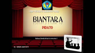 BASA SUNDA KELAS IX BIANTARA