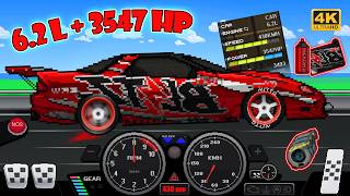 3,547 HP Corvette C7 ZR1! 😱🔥 6.2L Monster | Pixel Car Racer screenshot 4
