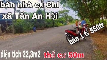 ms160 Bán căn nhà cấp 4  Củ Chi giá rẻ mặt tiền rộng 8m có 50m thổ cư xã tân an hội bán 1tỷ 550triệu