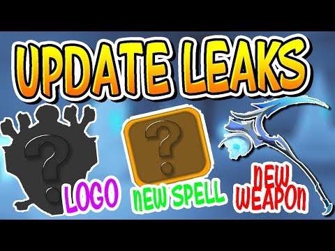 New Dungeon Quest Leaks Weapons Spells And A New Logo Roblox Youtube - roblox dungeon quest update leaks