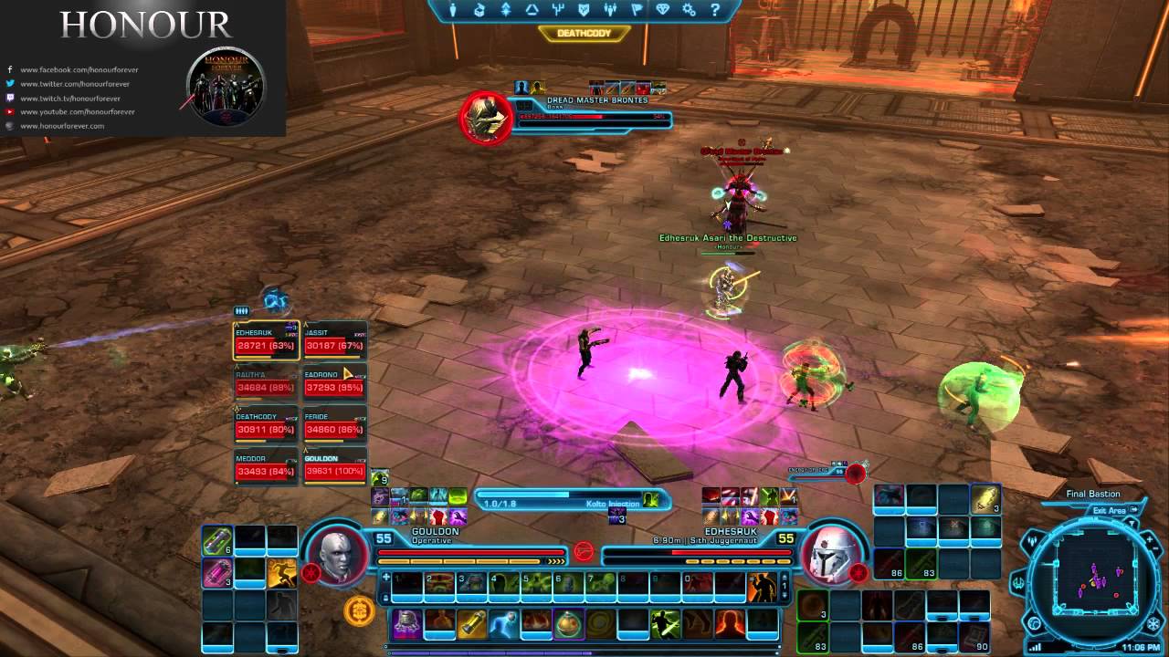 [HONOUR] SWTOR: DF HM - Dread Master Brontes - YouTube