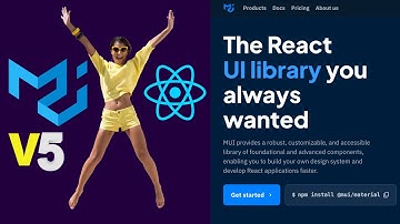 Material UI 5 React Tutorial #2 Installation and how to use the docs