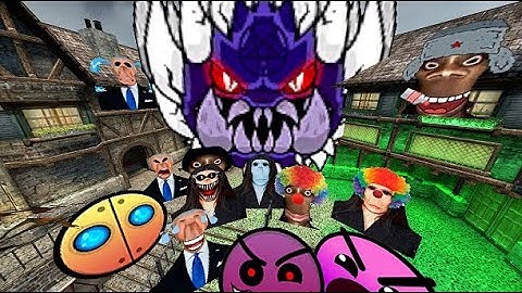 Biden, Geometry Dasah, Clown Aughhhh and Rosalia ¡¡¡ #garrys_mod Nextbot ¡¡¡