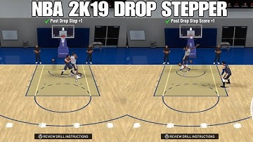 NBA 2K19 DROP STEPPER TUTORIAL | THIS BADGE IS TOO OP!!!
