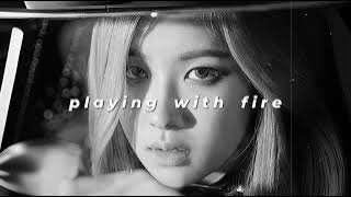 blackpink - playing with fire (slowed   reverb)