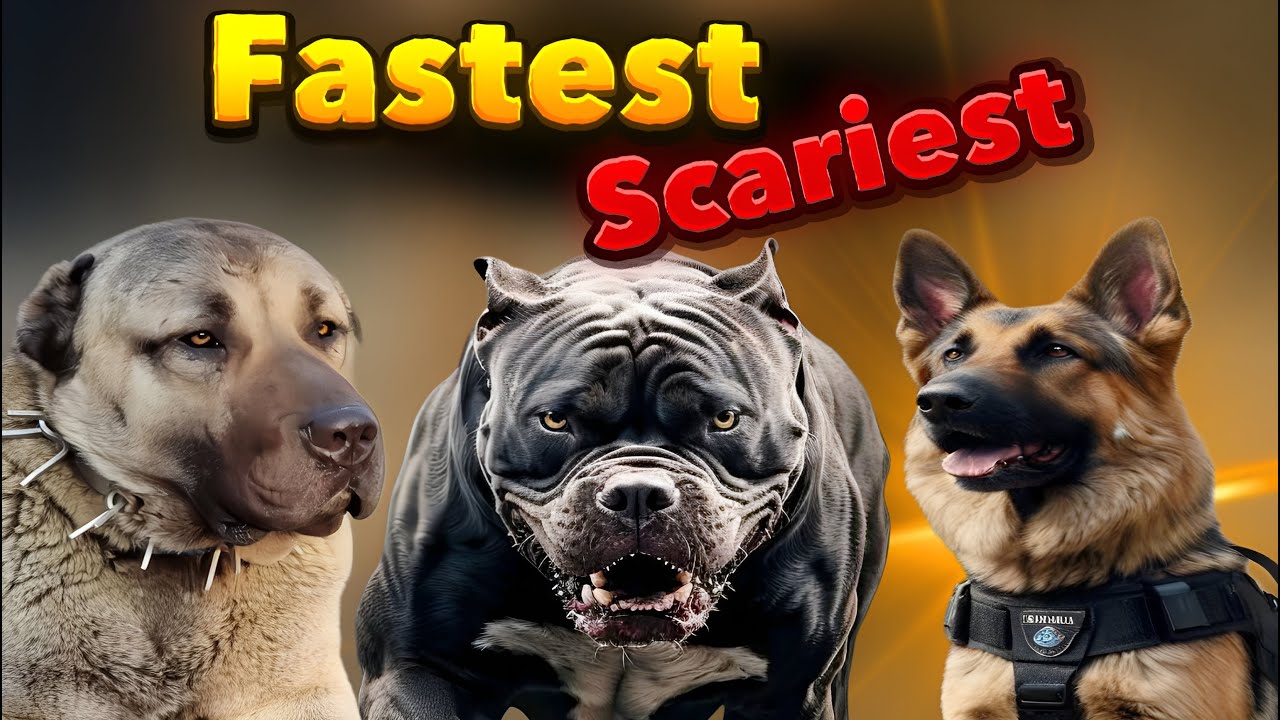 Top 10 Fastest, Strongest, and Most Terrifying Dogs in the World
