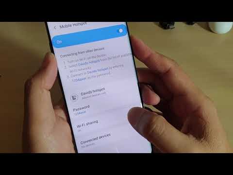 Samsung Galaxy S10 / S10+: How to Enable / Disable Mobile Hotspot Wifi Sharing