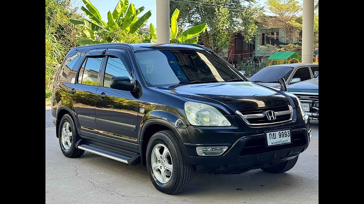 Honda cr v 2.4 el ป 05 4wd ม อสอง