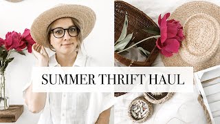 Summer Thrift Haul [Come Thrift With Me & Thrift Makeover]