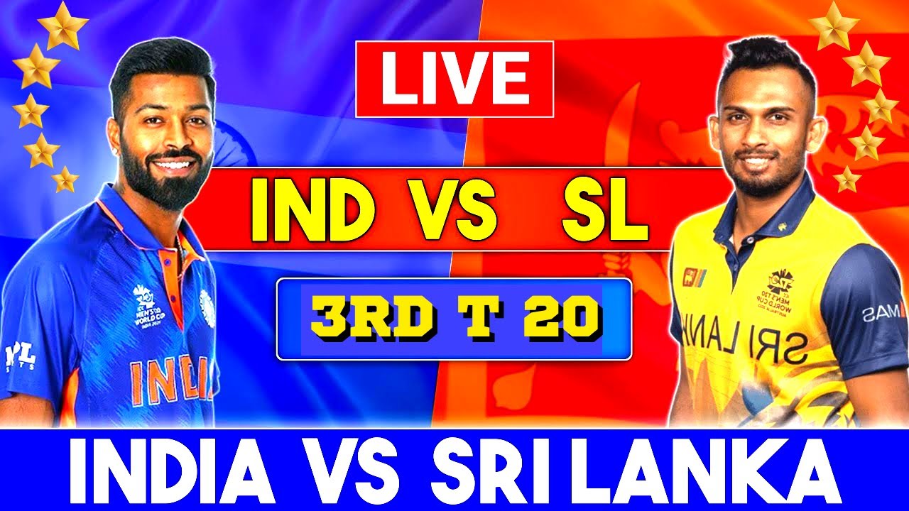 INDIA VS SRILANKA 3RD T20 LIVE IND VS SL MATCH LIVE INDIA VS