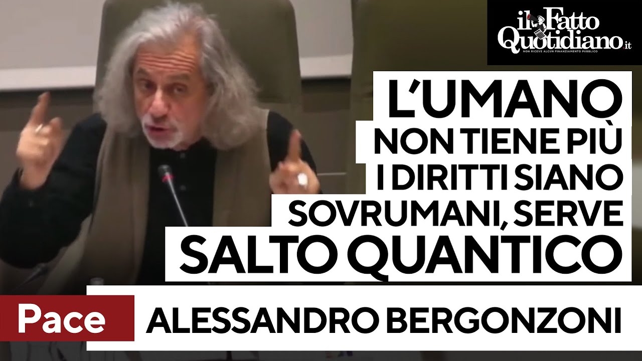 Alessandro Bergonzoni per la pace: 