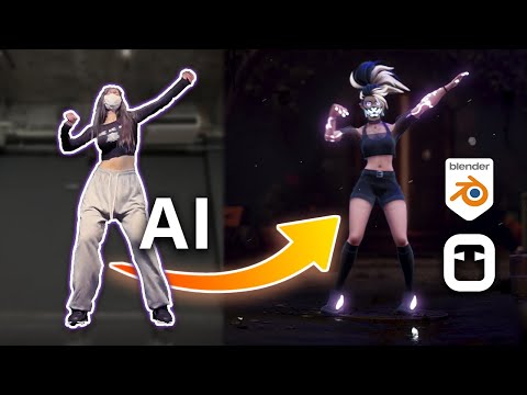 FREE AI Mocap from Video - Marionette & Blender Tutorial (Easy) Full Workflow
