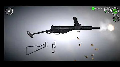 STEN MK.II WEAPON FIELD STRIP 3D