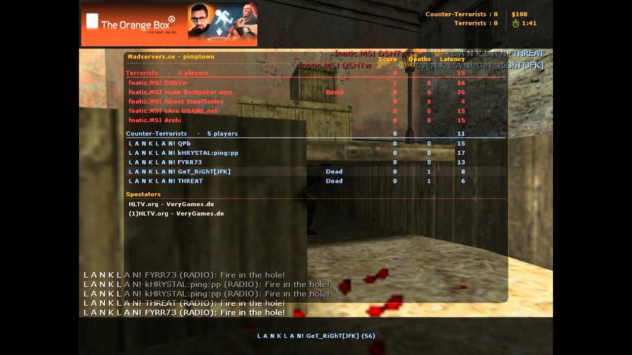 GeT_RiGhT vs. fnatic @ESL Extreme Masters III (de_inferno)