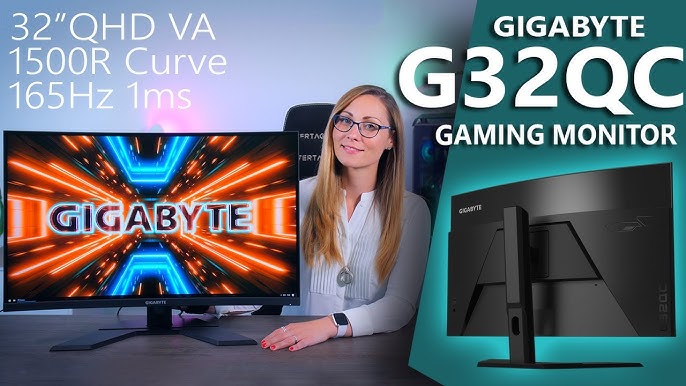 Gigabyte G32QC Review, A Strong Value 1440p 165Hz Gaming Option - YouTube