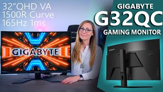 Killer Contrast! - Gigabyte G32QC Gaming Monitor Review (31.5", 1440p, VA, 165hz)