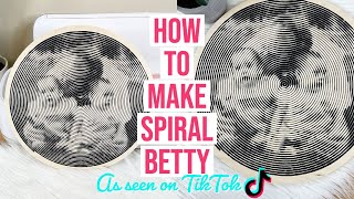 How To Make A Spiral Betty As Seen On Tiktok - Youtube