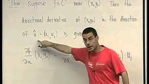 37 - Directional derivatives