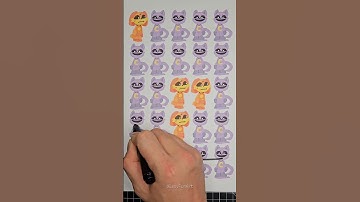 Poppy playtime smiling critters connect puzzle🧩#shorts #viral