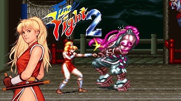 Final Fight 2 (SNES) — Expert Mode Full Game With Maki