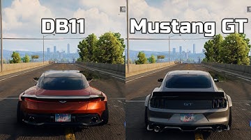 NFS Unbound: Aston Martin DB11 vs Ford Mustang GT - WHICH IS FASTEST (Drag Race)