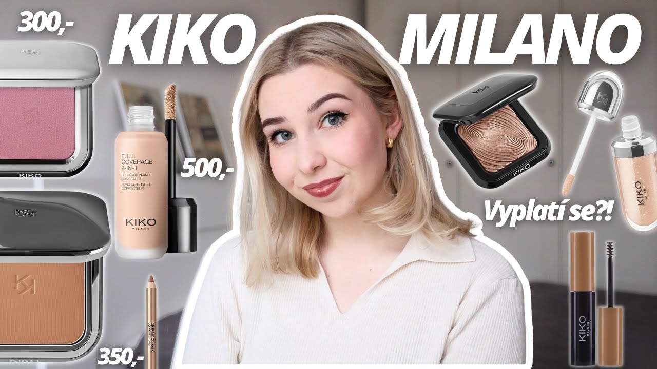 KIKO MILANO MÍŘÍ DO ČECH! 🇨🇿 Zkouším jejich bestsellery ✨ Ceny, doporučení a co se fakt nevyplatí 👀