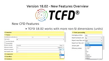 New Features in TCFD® 18.02