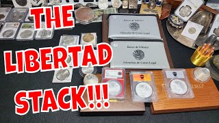 Mexican Libertad Collection! Rare Silver Stacking Reveal Wealth