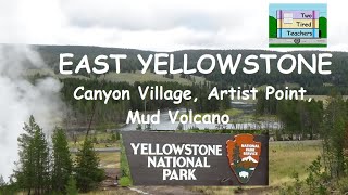 East Yellowstone National Park:  Canyon Village,  Mud Volcano, Artist Point by Two Tired Teachers 645 views 4 months ago 11 minutes, 54 seconds