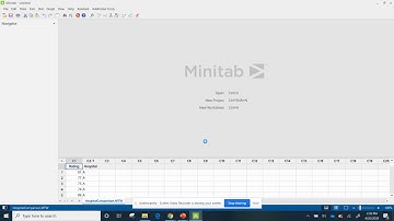 Descriptive Statistics in Minitab