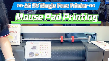 A3 UV Single Pass Printer Mouse Pad Printing Solution.