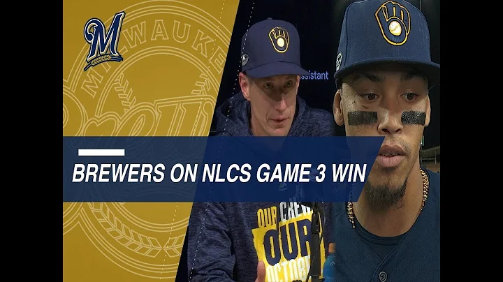 NLCS Gm3: Counsell, Arcia and Chacin on Game 3 win