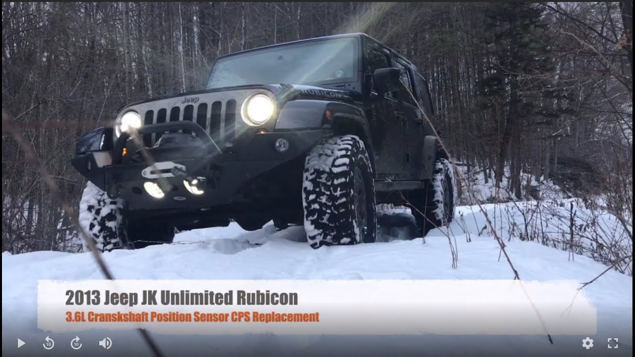 2013 Jeep JK  CPS Crankshaft Position Sensor Replacement - Code p0339 -  YouTube