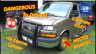 This Van is DANGEROUS to Drive!! ('04 Chevy Express: P0507 Idle Too HIGH)