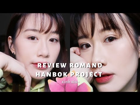 REVIEW & MAKEUP CÁC MỸ PHẨM #ROMAND HANBOK PROJECT | Sammyhlk Makeup 🍒